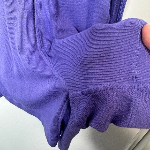 Lululemon Modal Wrap Romper 4" Indigo - Picture 7 of 11